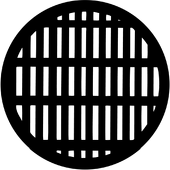 Grating - Stock Gobo for Gobo Light Projectors - Choose your size!