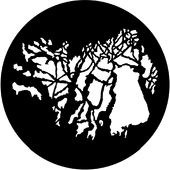 Forest Stage Right - Stock Gobo for Gobo Light Projectors - Choose your size!