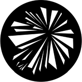 Shattered - Stock Gobo for Gobo Light Projectors - Choose your size!