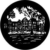 Suburbia - Stock Gobo for Gobo Light Projectors - Choose your size!