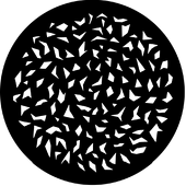 Sharp Breakup (Small) - Stock Gobo for Gobo Light Projectors - Choose your size!