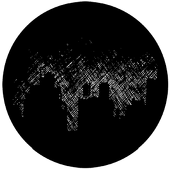 Meshed Water Towers 2 - Stock Gobo for Gobo Light Projectors - Choose your size!