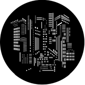 Montage - Stock Gobo for Gobo Light Projectors - Choose your size!