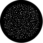 Snow - Stock Gobo for Gobo Light Projectors - Choose your size!