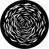 Whirlpool - Stock Gobo for Gobo Light Projectors - Choose your size!