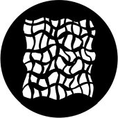 Water Lines - Stock Gobo for Gobo Light Projectors - Choose your size!