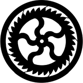 Ratchet - Stock Gobo for Gobo Light Projectors - Choose your size!