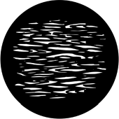 Ripple Breakup - Stock Gobo for Gobo Light Projectors - Choose your size!