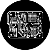 Printed Circuit - Stock Gobo for Gobo Light Projectors - Choose your size!