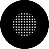 Les Mis Grill 1 - Stock Gobo for Gobo Light Projectors - Choose your size!