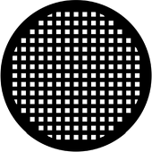 Les Mis Grill 3 - Stock Gobo for Gobo Light Projectors - Choose your size!