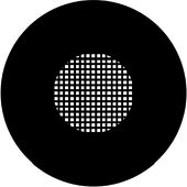 Les Mis Grill 6 - Stock Gobo for Gobo Light Projectors - Choose your size!