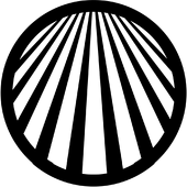 Perspective Lines 2 - Stock Gobo for Gobo Light Projectors - Choose your size!