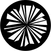 Shatter - Stock Gobo for Gobo Light Projectors - Choose your size!