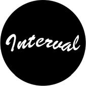 Interval - Stock Gobo for Gobo Light Projectors - Choose your size!