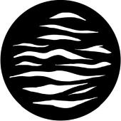 Ripple (Large) - Stock Gobo for Gobo Light Projectors - Choose your size!