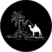 Pyramids - Stock Gobo for Gobo Light Projectors - Choose your size!