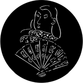 Spanish Dancer - Stock Gobo for Gobo Light Projectors - Choose your size!