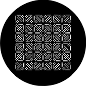 Rattan Grill - Stock Gobo for Gobo Light Projectors - Choose your size!