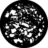 Scattered Light - Stock Gobo for Gobo Light Projectors - Choose your size!