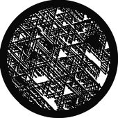 Broken Weave - Stock Gobo for Gobo Light Projectors - Choose your size!