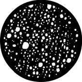 Irregular Dots - Stock Gobo for Gobo Light Projectors - Choose your size!