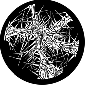 Thorn Breakup - Stock Gobo for Gobo Light Projectors - Choose your size