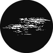 Layered Cloud - Stock Gobo for Gobo Light Projectors - Choose your size!