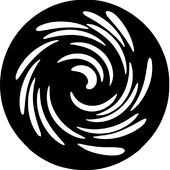 Spun Dots (Medium) - Stock Gobo for Gobo Light Projectors - Choose your size!