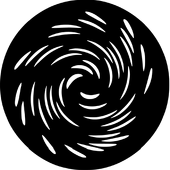 Spun Dots (Small) - Stock Gobo for Gobo Light Projectors - Choose your size!