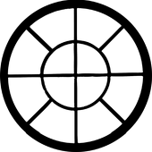 Round Window - Stock Gobo for Gobo Light Projectors - Choose your size!