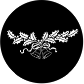 Holly Bell 2 - Stock Gobo for Gobo Light Projectors - Choose your size!
