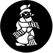 Frosty 2 - Stock Gobo for Gobo Light Projectors - Choose your size!