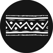 Primitive - Stock Gobo for Gobo Light Projectors - Choose your size!