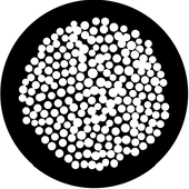 Hole Punch - Stock Gobo for Gobo Light Projectors - Choose your size!