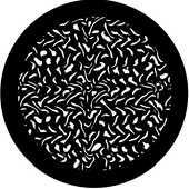 Random Diamond Plate - Stock Gobo for Gobo Light Projectors - Choose your size!