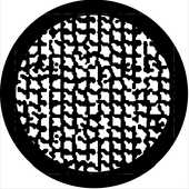 Old Screen - Stock Gobo for Gobo Light Projectors - Choose your size!