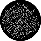 Strand Grid - Stock Gobo for Gobo Light Projectors - Choose your size!