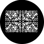 Window Grill - Stock Gobo for Gobo Light Projectors - Choose your size!