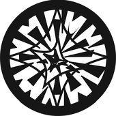 Kapow - Stock Gobo for Gobo Light Projectors - Choose your size!