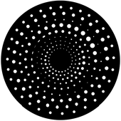 Salt & Pepper - Stock Gobo for Gobo Light Projectors - Choose your size!