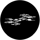 Stratus 1 - Stock Gobo for Gobo Light Projectors - Choose your size!