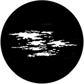 Stratus 2 - Stock Gobo for Gobo Light Projectors - Choose your size!