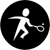 Tennis - Stock Gobo for Gobo Light Projectors - Choose your size!