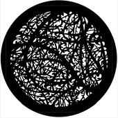 Thornery C - Stock Gobo for Gobo Light Projectors - Choose your size!