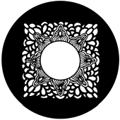 Lattice Frame - Stock Gobo for Gobo Light Projectors - Choose your size!