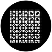 Grate Interlock - Stock Gobo for Gobo Light Projectors - Choose your size!