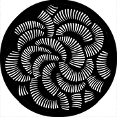 Combover - Stock Gobo for Gobo Light Projectors - Choose your size!