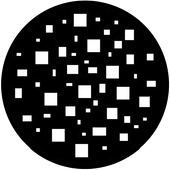 Squaretastic - Stock Gobo for Gobo Light Projectors - Choose your size!