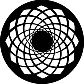 Spiro Gira 2 - Stock Gobo for Gobo Light Projectors - Choose your size!